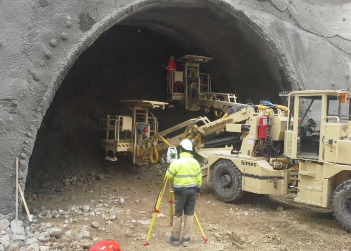 Začátek ražby na tunelu Považský Chlmec